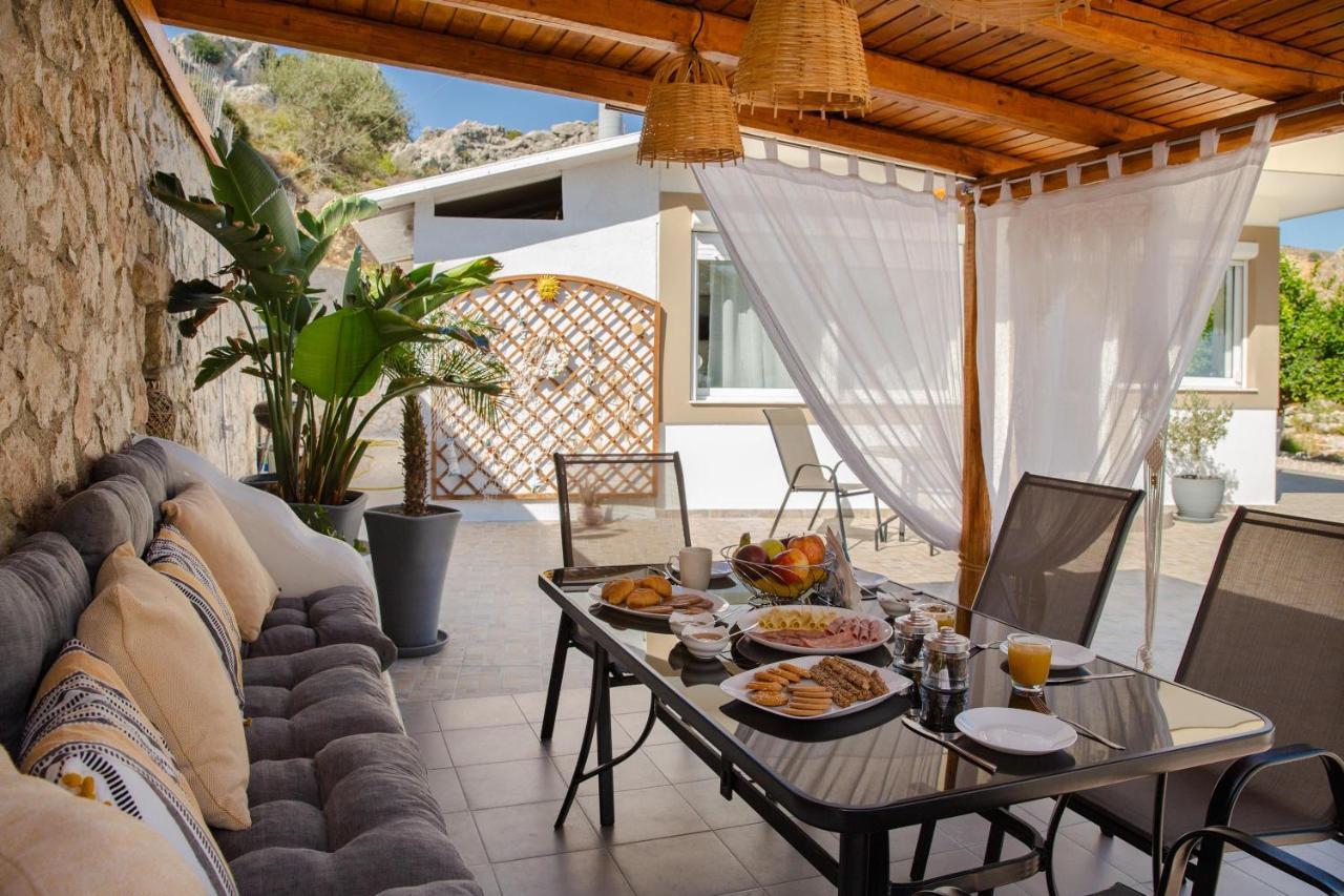 Blue View Stegna House Apartment Archangelos  Ngoại thất bức ảnh