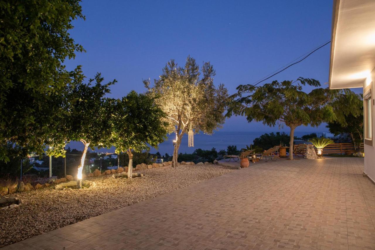 Blue View Stegna House Apartment Archangelos  Ngoại thất bức ảnh